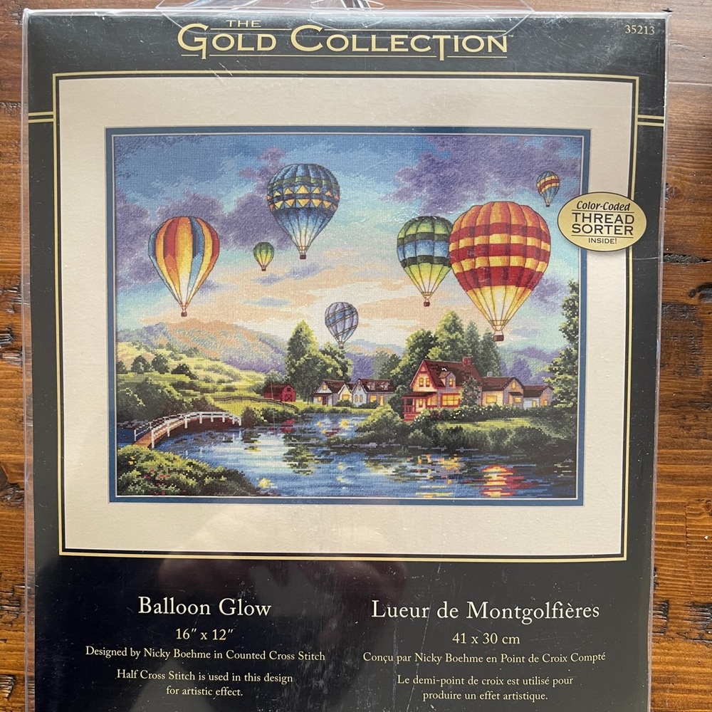 Dimensions Balloon Glow Counted Cross Stitch Kit
